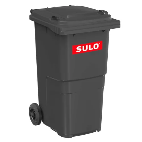 SULO CITYBAC CLASSIC Mülltonne 240 Liter Grau mit Grauem Deckel - Robuste Mülltonne aus hochfestem Kunststoff, ideal für den täglichen Einsatz. Langlebig, frost- und chemikalienbeständig, mit einfacher Handhabung durch breite Griffe und stabile Räder.