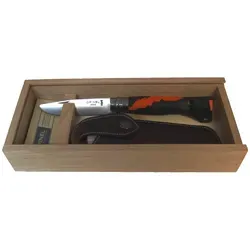 Opinel Kindermesser OUTDOOR JUNIOR orange mit Holzbox