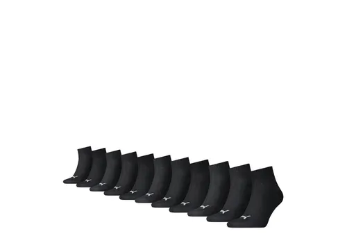 PUMA Sportsocken Puma Quarter Sportsocken Freizeitsocken im 11er-Pack mit eingesticktem Logo