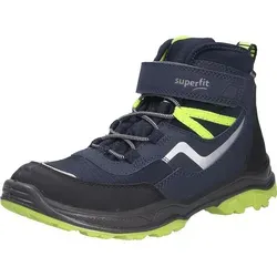 Superfit Jungen Jupiter Gore-Tex Sneaker, Blau Grün 8000, 31 EU Weit - Sneaker für Jungen, warm gefüttert und mit rutschfester Sohle für sicheren Halt bei jedem Wetter.