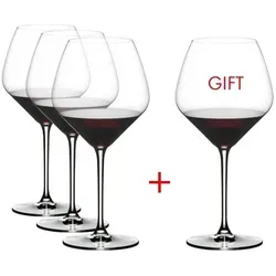 RIEDEL Extreme Pinot Noir Weinglas 4er Set - Rotweingläser aus Kristallglas, maschinell gefertigt. Ideal für den vollen Genuss von Pinot Noir mit extremen Konturen und spülmaschinenfest.
