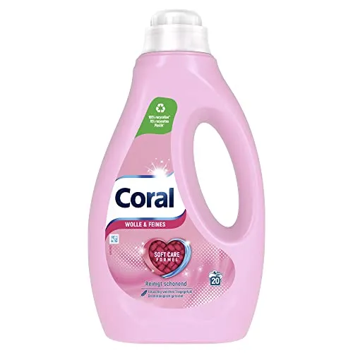 Coral Feinwaschmittel Wolle & Feines 1L