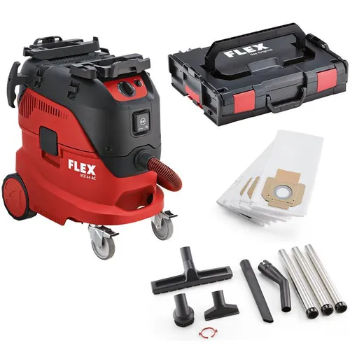 Flex Sicherheitssauger VCE 44 L AC-Kit inkl. Vlies-Filtersäcke + L-Boxx 456.535