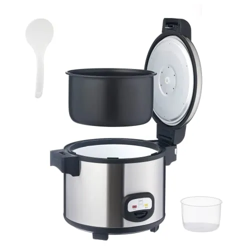 METRO Professional Elektrischer Reiskocher GRC1950 in silber von METRO Professional