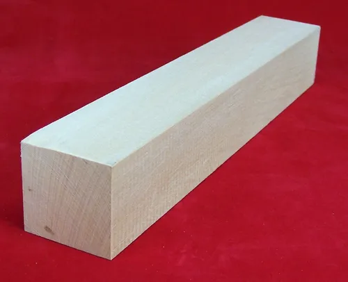 Kantel Lindenholz unbehandelt zum Schnitzen oder drechseln 4,5x4,5x30 cm