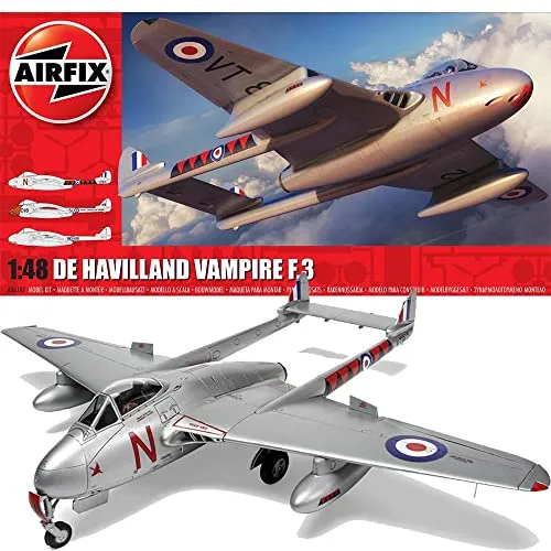 de Havilland Vampire F.3 Modellbausatz, 1:48 von Airfix