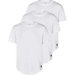 Jack & Jones Herren T-Shirt JJENOA 3er Pack in weiß von Jack & Jones