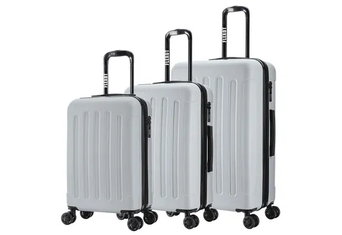 Flexot Hartschalen-Trolley F-3045 – Erweiterbares Kofferset mit 360° Rollen - Flexot® F-3045 Kofferset – Robustes und modernes Design, mit erweiterbarem Volumen und integrierten Sicherheitsfeatures für stressfreies Reisen.