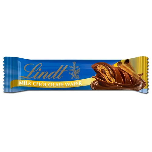 Lindt Milk Chocolate Wafer, Waffel, 35g Riegel 47,43€/1kg