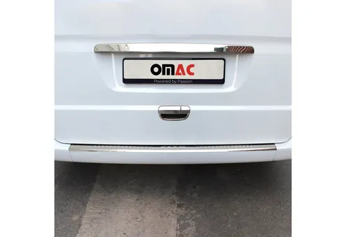 OMAC Ladekantenschutz Für Mercedes Vito W639 2003-2014 Edelstahl Chrom, Zubehör für Mercedes Vito W639 2003-2014, Langlebig,Einfache Reinigung,Einfache Installation,Rostbeständig