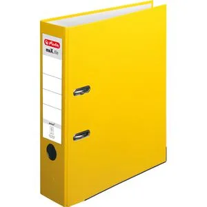 Herlitz Ordner maX.file protect A4 8cm gelb von herlitz