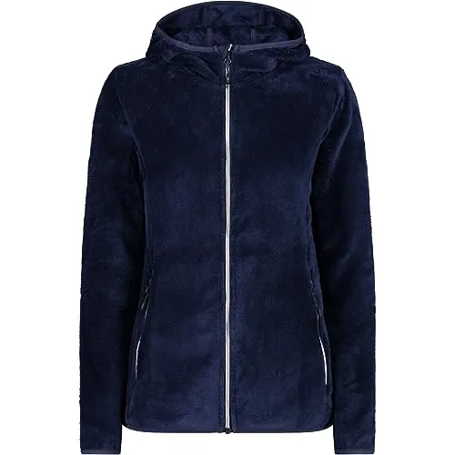 CMP Woman Jacket FIX Hood b.blue-bianco (43NM) 38 von CMP