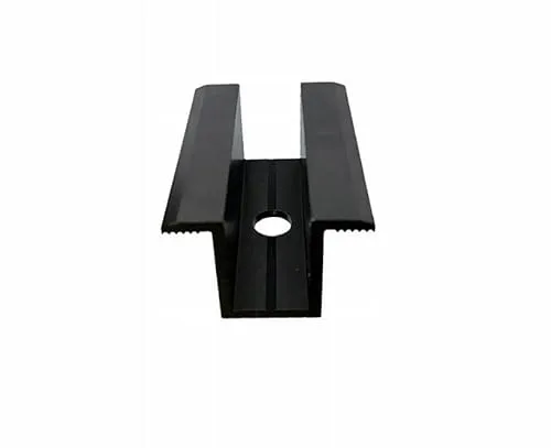 NAKA Alu-Mittelklemme PV Solarpanelen 50 Stück Schwarz Eloxiert | Photovoltaik Montageschiene Zubehör für Modulhöhe 25-40 mm | Solarmodul Klemme zur Montage von Aluminiumprofilen 50 mm