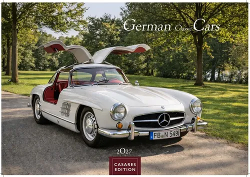German Classic Cars Kalender 2027 - Wandkalender Fotokalender Oldtimer 24x35...
