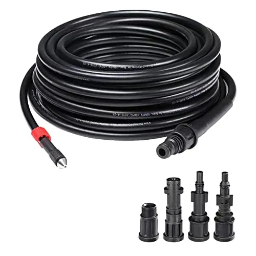 AIM Tools Rohrreinigungsschlauch 20M 160Bar Rohrreinigungsset Abflussreiniger Schlauch mit Strahldüse und 4 Adaptern Kompatibel mit Kärcher, Lavor, AR und andere Hochdruckreiniger