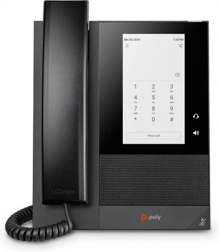 HP Poly CCX 400 Business Media Phone for Microsoft Teams and PoE-enabled IP-Telefon Schwarz 24 Zeilen LCD (848Z8AA#AC3)