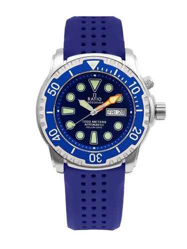 Ratio FreeDiver Automatik Taucheruhr 1068HA90-34VA-BLU-V02 1000M Herrenuhr