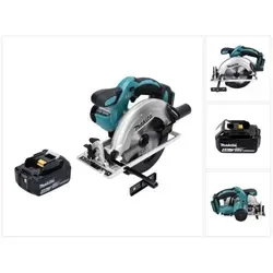 Makita DSS 611 M1 Akku Handkreissäge 18 V 165 mm - Akku Handkreissäge für präzise Schnitte, inklusive 4,0 Ah Lithium-Ionen Akku – ideal für flexible Einsätze ohne Kabel.