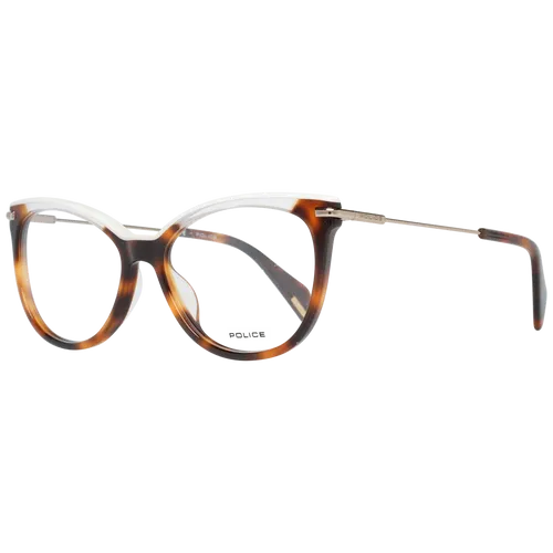 Police Brille VPL505E 09AJ 53 Damen Braun von De Rigo