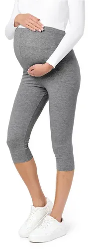 Be Mammy Umstandsleggings 3/4 Umstandhose BE20-229 (1-tlg) aus Baumwolle