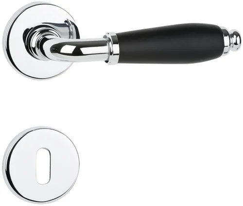 Hermat ZT Drückergarnitur 1157 LILLE – Edelstahl mit Smart-Clip-Funktion - HERMAT Drückergarnitur für Zimmertüren, verdeckt verschraubt, langlebig und elegant in Edelstahloptik, ideal für Holz- und Stahl-Türen.