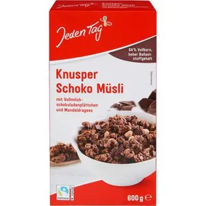 JedenTag Müsli Knusper Schoko, 600g