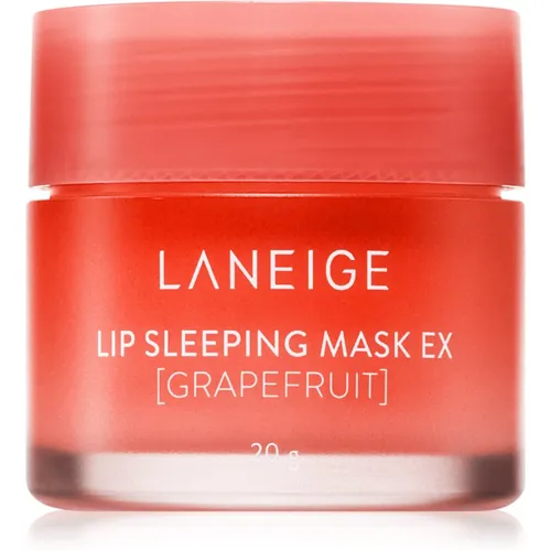 LANEIGE Lip Sleeping Mask Grapefruit (20 g) - Sonstige Gesichtspflegeartikel – Intensive Feuchtigkeit für zarte Lippen über Nacht mit frischem Grapefruit-Duft und Vitamin C für ein streichelzartes Finish.