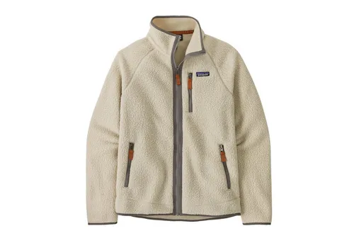 Patagonia Retro Pile Jacket - Fleecejacke Gr M beige - Warme und bequeme Funktionsjacke aus 100% Recycling-Polyester mit Polartec-Technologie - perfekt für Freizeitaktivitäten. Entdecken Sie weitere Patagonia Produkte bei Bergfreunde.de!