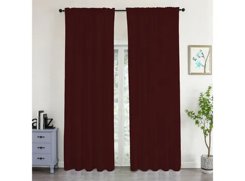 texpot Samtvorhang 140 x 245 cm mit Kräuselband - Fertiggardinen, wasserabweisend und ideal für feuchte Räume wie Badezimmer oder Küche – für eine elegante und gemütliche Atmosphäre.