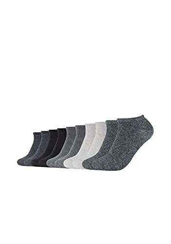 s.Oliver Unisex Sneakersocken Baumwolle Herren und Damen kurze Socken Vorteilspack 10er Pack 43/46 black mix