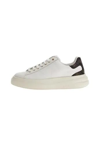 GUESS Herren Elba Carryover Sneaker, Wbroc, 44 EU in weiß von GUESS
