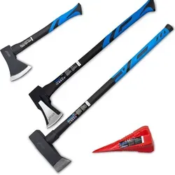 Bituxx 4er Set Granate 1800g + Beil 1000g + Spaltaxt 2000g + Spalthammer 4kg MS-16973