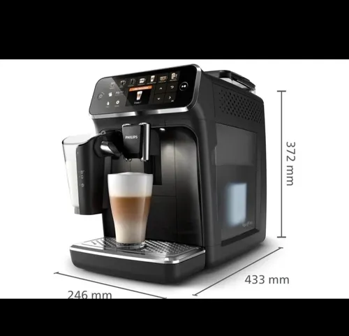 Philips Serie 5400 LatteGo Kaffeevollautomat schwarz/schwarz hochglanz