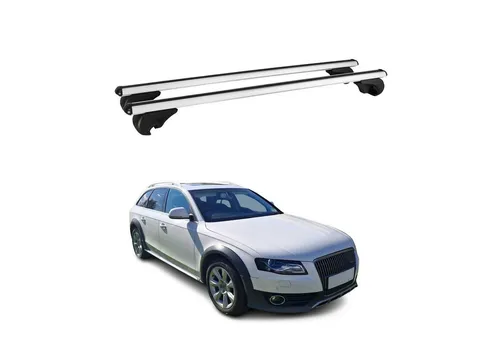 Dachträger Grundträger für Audi A4 B8 Avant 2008-2012 - Dachträger & Querstangen aus leichtem, wasserbeständigem Aluminium, ideal für eine Tragkraft von 75 kg und vielseitige Einsätze.