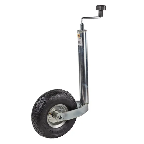 Pu Stützrad 10' 135kg – Robustes Abschleppzubehör - Hochwertiges PU Stützrad mit Luftreifen für eine lange Lebensdauer. Einfach zu montieren, mit einer Tragfähigkeit von bis zu 135 kg, ideal für den täglichen Einsatz.