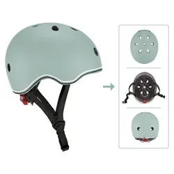 GLOBBER HELM GO-UP LIGHTS Gr. XXS/XS 45-51 – Salbei Grün in grün von Globber