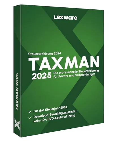 Lexware Finanzsoftware Taxman 2025 von Lexware