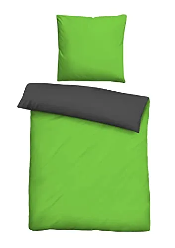 Castell Wendebettwäsche in Grün, 155x220 cm in grün von Traumhaft schlafen - Castell - Markenbettwäsche