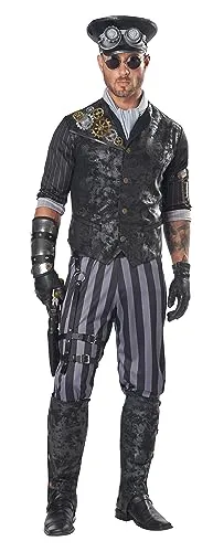 Déguisement capitaine steampunk homme Jadeo