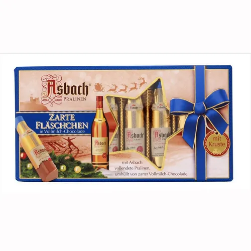 Asbach Zarte Fläschchen Pralinen aus Vollmilchschokolade 100g