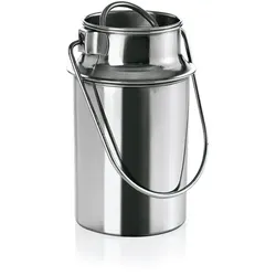 WAS Germany Transportkanne, Chromnickelstahl, 2L, mit Deckel und Bügel