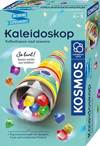 KOSMOS Experimentierkasten Kaleidoskop mehrfarbig - Lernspielzeug für kreative Köpfe, fördert die Experimentierfreude und das Verständnis für Licht und Farben.