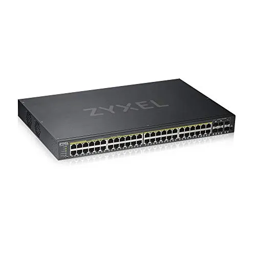 Zyxel Nebula GS1920-48HPv2 - 48-Port Gigabit Ethernet PoE+ Switch - Router & Netzwerk Switch mit NebulaFlexTM-Technologie für flexibles Management und einfacher Netzwerkverwaltung. Ideal für moderne Netzwerkinfrastrukturen.