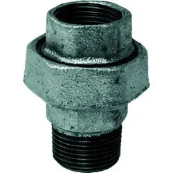 gebofittings Temperguss Gewindefittings 331 - Verschraubung flach 1 1/2, verz.