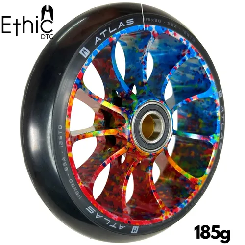 Ethic DTC Atlas Stunt-Scooter Rad 110mm Nebula - Hochwertige 110mm Rollen für Stunt-Scooter, leicht mit nur 180g, ideal für Tricks und urbanes Fahren.
