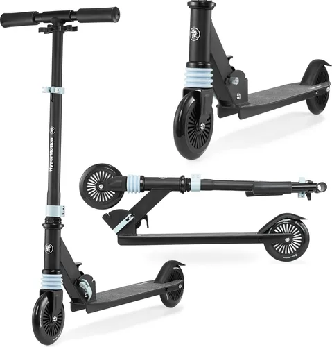 HyperMotion Wally Kinder-Scooter - Roller / Kickboards mit höhenverstellbarem Lenker und PU-Rädern für eine komfortable Fahrt. Klappbar und leicht, ideal für Kinder ab 4 Jahren bis 40 kg.