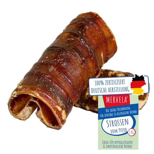 Pferdestrossen, Strossen Pferd für hypoallergene Hunde - 100% Pferd - 1 kg