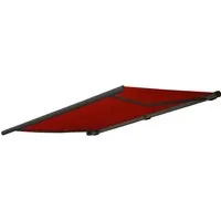 Elektrische Kassettenmarkise H123 in rot von MCW