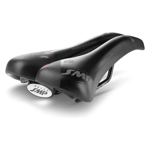 SMP Unisex Extra Gel Sattel – Schwarz, Einheitsgröße - Fahrradsättel mit weicher Gelpolsterung für maximalen Komfort beim Radfahren, ideal für Road Race, Home Trainer und Spinning.