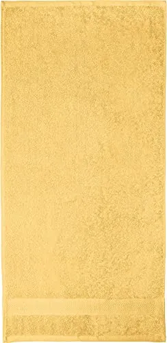 REDBEST Handtuch Chicago hellgelb Größe 50x100 cm in gelb von REDBEST